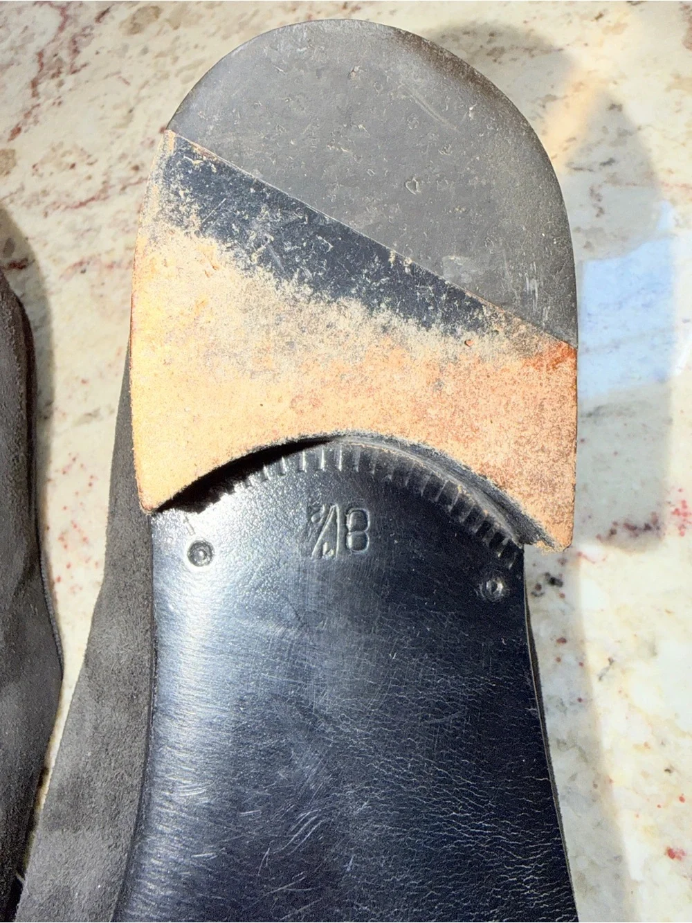 Vintage 80’s Gianni Versace Black Suede Mens Dress Shoe 8.5